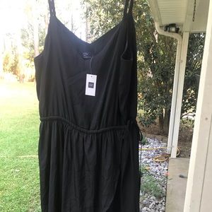 Gap Dress 8 Black Spaghetti Strap